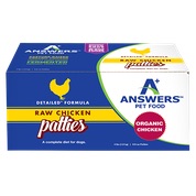 Answers Raw Detailed chicken  4#