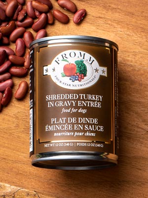 Fromm Family Pet Products  Fromm Dog canned  ShredTurkey  12oz