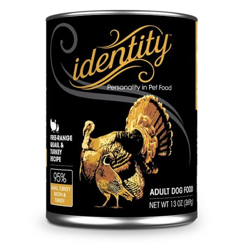Identity Pet Nutrition  Identity Pet Nutrition 95% Quail & Turkey  95% Quailtrk  13oz
