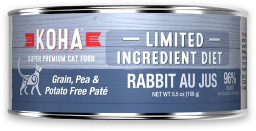 Koha Cat Canned  Koha cat LID Proteins  LID Rabbit  5.5 oz