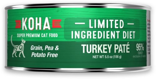 Koha Cat Canned  Koha cat LID Proteins  LID Turkey  3 oz