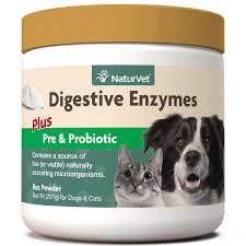 Naturvet Enzymes & Probiotics Powder 8oz