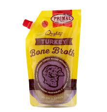 Primal Pet Food  Primal Pet Food Frozen Bone Broth Turkey  Turkey  20oz