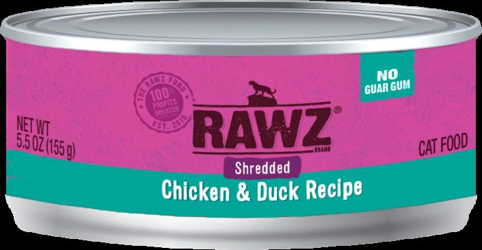 Rawz Cat Canned  Rawz Cat Canned Food  ShredChDuck  5.5 oz