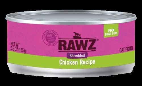 Rawz Cat Canned  Rawz Cat Canned Food  ShredChicken  3oz