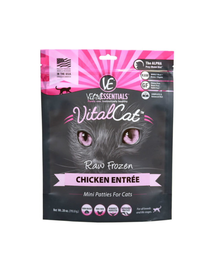 Vital Essentials  Vital Essentials Cat Mini Patties  Chicken  1.75#