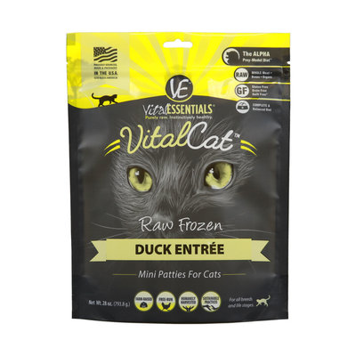 Vital Essentials  Vital Essentials Cat Mini Patties  Duck  1.75#