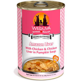 Weruva Canned Dog Food  Weruva Amazon Liver  Amazon Liver  14 OZ