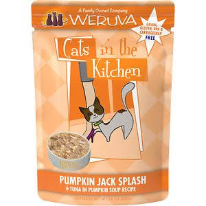 Weruva Cat Pouches  Weruva Cats in the Kitchen Pumpkin Jack Splash  tuna/pumpkin  3oz