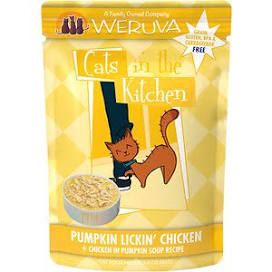 Weruva Cat Pouches  Weruva Cats in the Kitchen Pumpkin Lickin Chicken  pump/chick  3oz