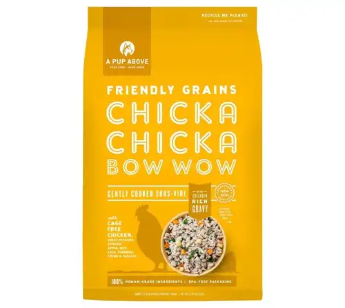 A Pup Above Lightly Cooked Dog Food