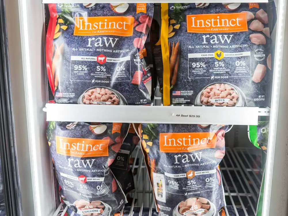 Raw and Lightly Cooked Dog Food